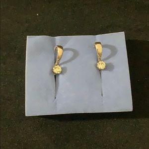 Marquise silverstone earrings